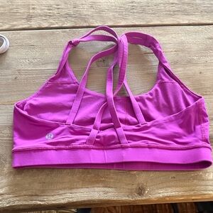 lululemon athletica Vibrant Pink Sports Bra